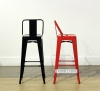 Picture of TOLIX Replica Bar Stool with Back (Seat Height H30")