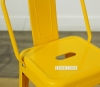 Picture of TOLIX Replica Bar Stool Seat H76 with Back - Yellow