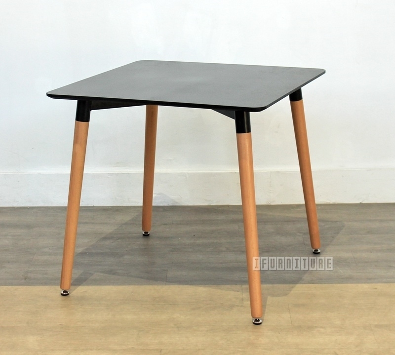 Picture of (Final Sale) ALPHA Dining Table* Two Colors - Black-80 X 80