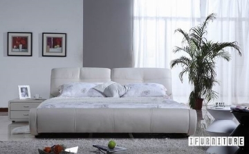 Picture of MODENA Genuine Italian Leather Bed in Queen/King