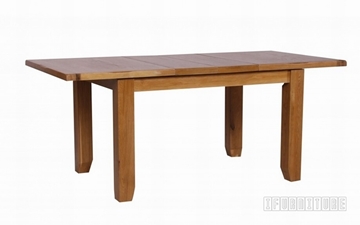Picture of RIVERLAND Solid OAK 1.3/1.9m Extension Dining Table