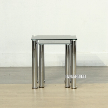 Picture of STUDIO Glass Nest of Tables *Black