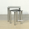 Picture of STUDIO Glass Nest of Tables *Black