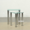 Picture of STUDIO Glass Nest Table *Clear Glass