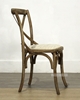 Picture of CROSS BACK Oak Dining Chair *Fabric Seat
