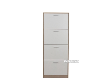 Picture of SLIMLINE 153 White Matt Shoe Case