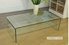 Picture of MURANO Bent Glass Coffee Table with Shelf