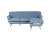 Picture of GAUTO Grey Reversible Sectional Sofa* Blue
