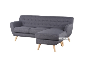 Picture of GAUTO Grey Reversible Sectional Sofa*Grey