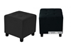 Picture of BEN Fabric Ottoman *Black Velvet