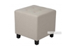 Picture of BEN Fabric Ottoman *Beige Linen