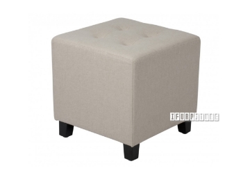 Picture of BEN Fabric Ottoman *Beige Linen
