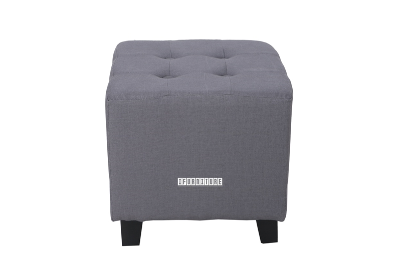Picture of BEN Fabric Ottoman *Grey