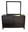 Picture of BURLINGTON 6 DRAWER DRESSER WITH MIRROR