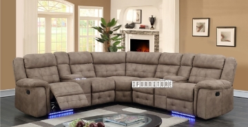 Picture of CARSON Sectional Recliner with Console & Lighting