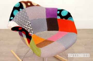 Picture of Replica Eames rocking chair Fabric Patch Version