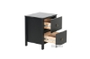 Picture of METRO Pine Nightstand (Black)