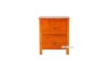 Picture of METRO 2-Drawer Solid Pine Wood Bedside Table  (Honey)