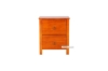 Picture of METRO 2-Drawer Solid Pine Wood Nightstand  (Honey)