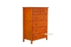 Picture of METRO 6-Drawer Solid Pine Wood Chest (Honey)