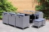 Picture of Summerland 11PC Outdoor Cube Dining Set *Black or Grey