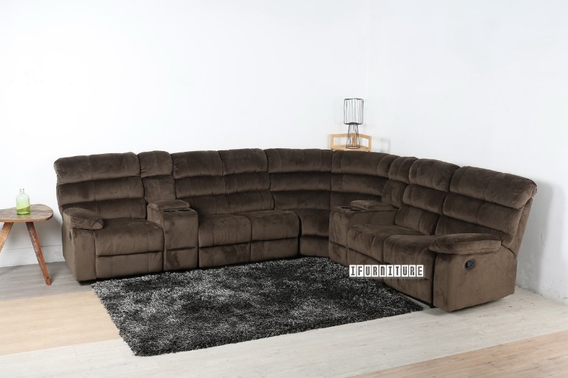 Picture of KANE RECLINING SECTIONAL *BROWN