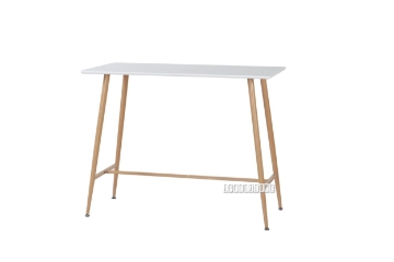 Picture of (Final Sale) OSLO 120 Bar Table *MATT WHITE