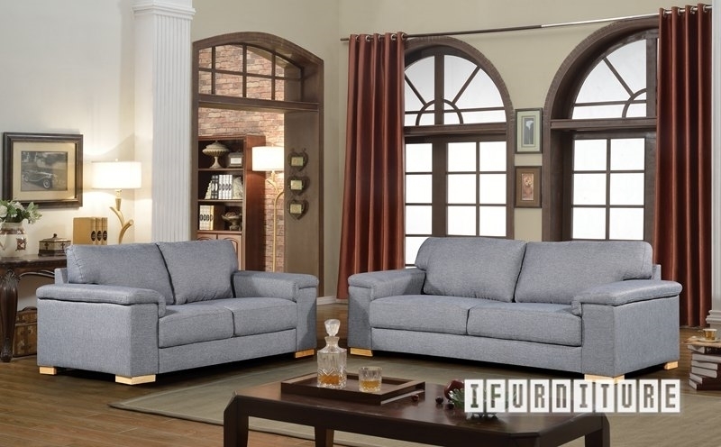 Picture of DALLAS 3+2 SOFA RANGE *Grey/BEIGE