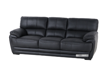 Picture of EALING 1+2+3 SOFA RANGE*Genuine Leather Black