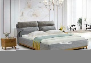 Picture of MARCO Fabric Platform Bed in QUEEN/King Size *Washable - Queen