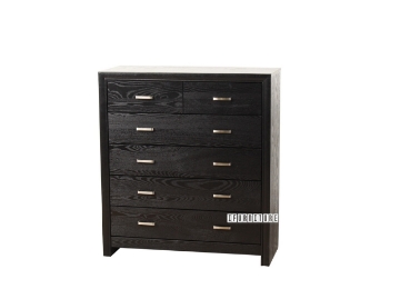 Picture of MEGAN SOLID WOOD 6DRAWER CHEST *BLACK