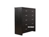 Picture of MEGAN SOLID WOOD 6DRAWER CHEST *BLACK
