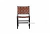 Picture of COSTA Solid Teak Chair *Genuine Cowhide