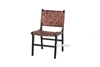 Picture of COSTA Solid Teak Chair *Genuine Cowhide