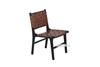 Picture of COSTA Solid Teak Chair *Genuine Cowhide