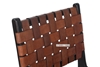 Picture of COSTA Solid Teak Chair *Genuine Cowhide