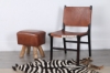 Picture of EUROPA Solid Teak Wood Chair (Genuine Cowhide)