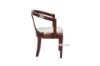 Picture of VASCO Solid Teak Wood Armchair (Genuine Goat Hide)