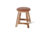 Picture of FUJIYAMA Round Stool (Genuine Cowhide)