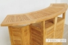 Picture of BALI Solid Teak Outdoor Wood Extension Bar Table Model 140