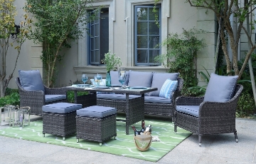 Picture of VANNES 6PCS PATIO SOFA SET--Aluminum frame