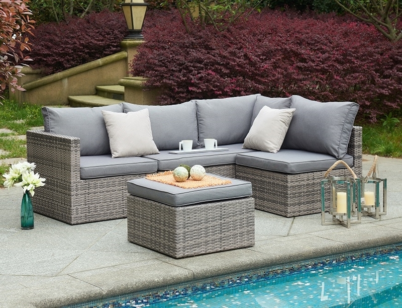 Picture of NAVAN PATIO SOFA SET WITH COFFEE TABLE