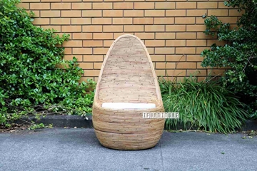 Picture of SHELL CHAIR MADE WITH REAL NATURAL RATTAN