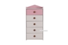Picture of TWIRL 5 Drawer CHEST *PINK