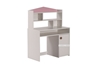 Picture of TWIRL WRITING DESK WITH SHELF *PINK