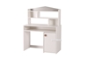 Picture of TWIRL WRITING DESK WITH SHELF *MATTE GREY