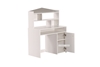 Picture of TWIRL WRITING DESK WITH SHELF *MATTE GREY