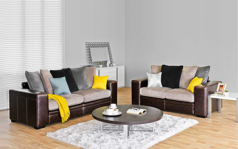 Picture of ERSO LOVESEAT *AIR LEATHER SMOKE