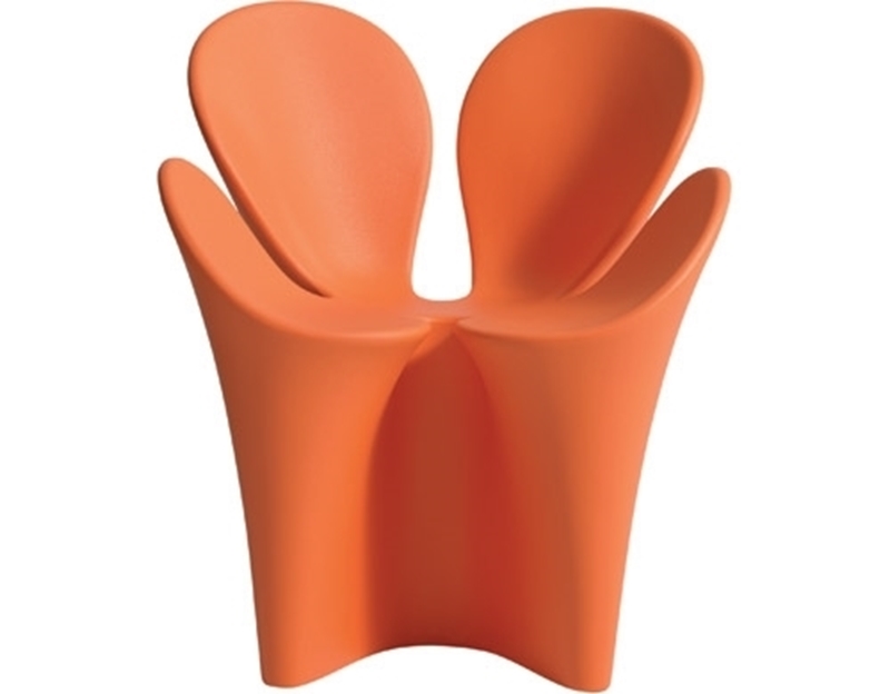 Picture of REPLICA CLOVER CHAIR ORANGE *FIBER GLASS