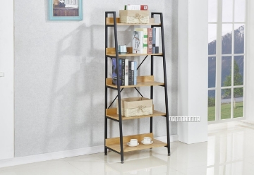 Picture of CITY 151 Angled Bookshelf (Black)